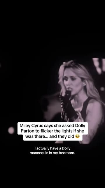 #MileyCyrus shared the sweetest story at the Hollywood Bowl about a recent visit from Dolly Parton — and I have CHILLS. 😭 Video: @ladytomhanks/Bustle