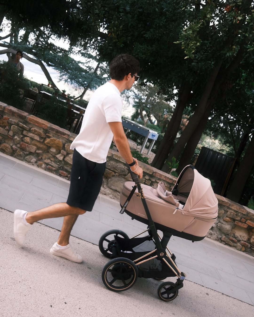 beautiful birthday in tuscany and the first practice with the stroller went well 🤍