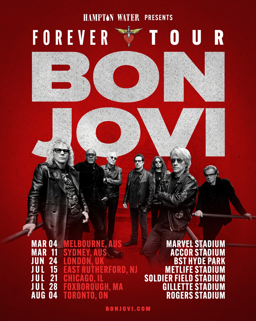 More cities, more countries, and a whole lot more nights with you guys! We’re taking the Forever Tour worldwide in 2027! Can’t wait to see you out there! 🤘 Presale and on sale info below. Sydney: Presale begins on Tu…