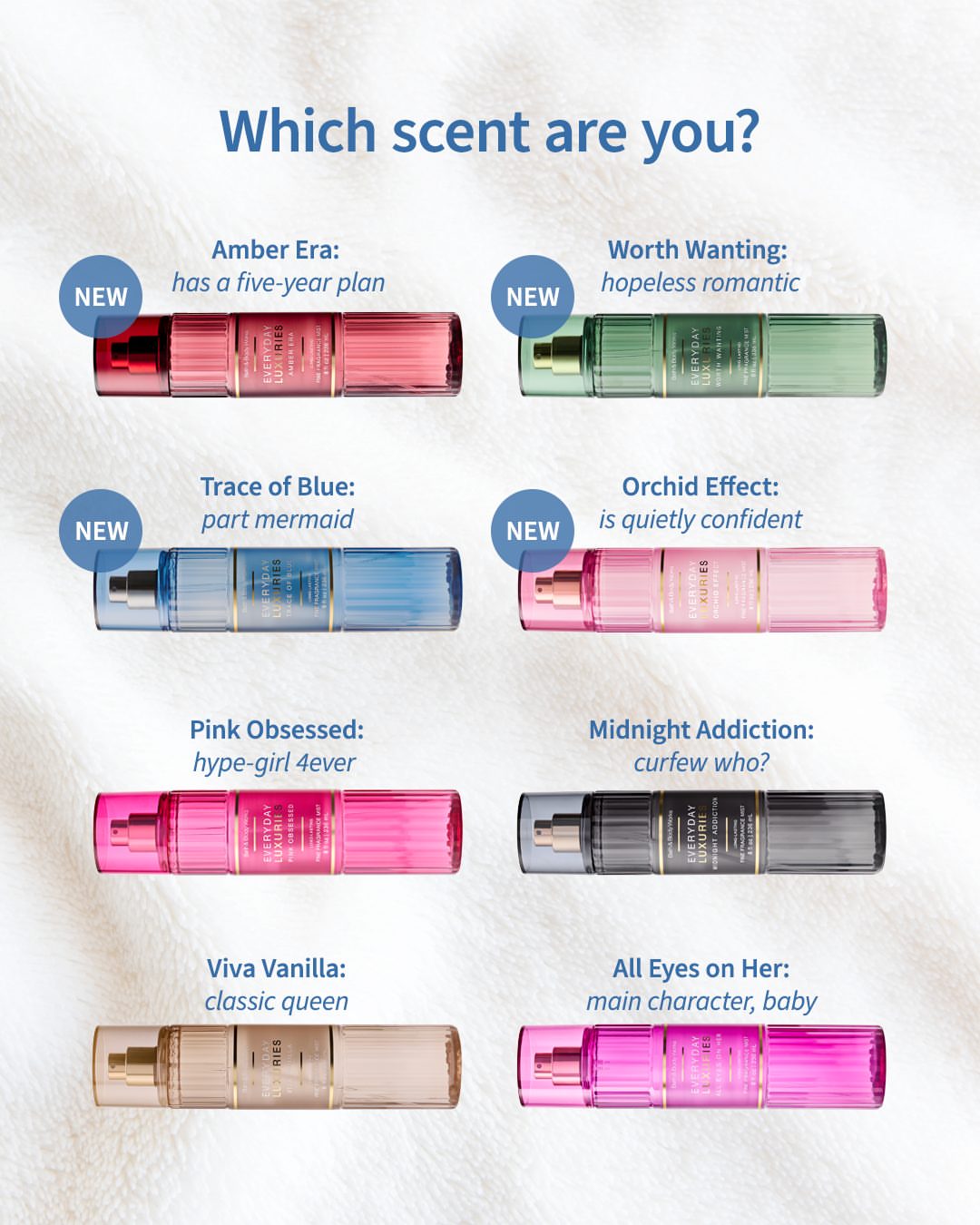 Tag which Everyday Luxuries scent you and your friends are 👀​