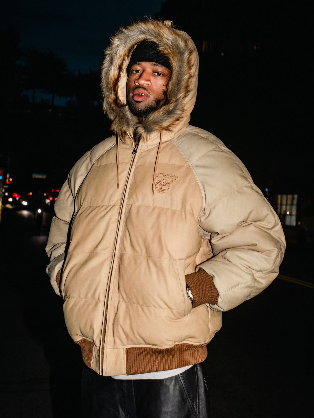 Supreme®/Timberland®. 10/22/2026 For Fall 2026, Supreme has worked with Timberland® on a new collection. The collection consists of a Suede Puffer Jacket, Ventile® Utility Jacket, Polartec® Jacket, Football Top, Hoode…