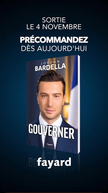 ✍🏻 Je suis heureux de vous annoncer la sortie de mon nouveau livre, « GOUVERNER ». À travers ces pages, j’ai voulu partager une espérance, et vous dévoiler ce qui guidera notre action demain, au pouvoir. Hâte de vous…