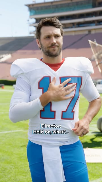 On or off the field, NFL quarterback @joshallenqb is used to running the plays. Things got a little confusing on set at the latest SoFi commercial shoot. 🏈🔥