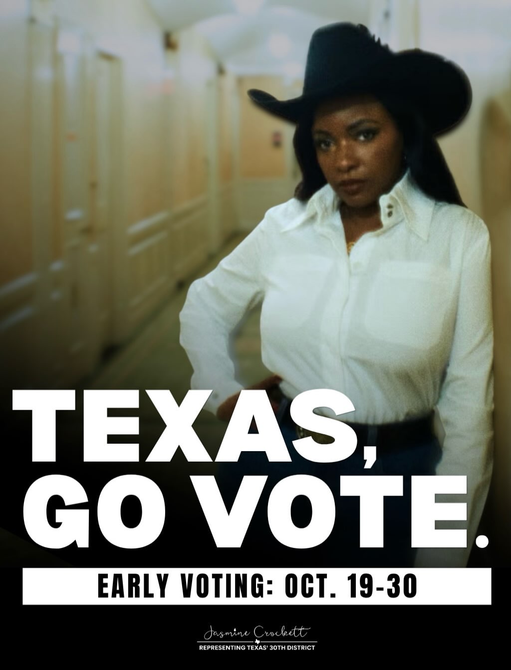 Texas, it’s time to lock in. Early voting starts today. Go vote!