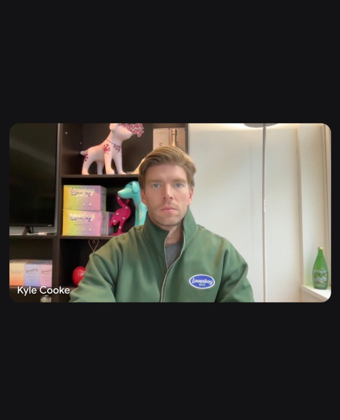 Sorry @imkylecooke I just wanted a pic of you in the new merch 🤷‍♀️