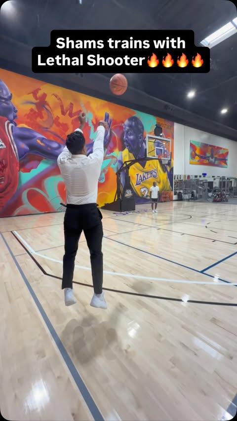 Shams understands it now!🏀 @shams - Trainer: ( @lethalshooter ) Passer: @iamjavarus #NBA #Basketball