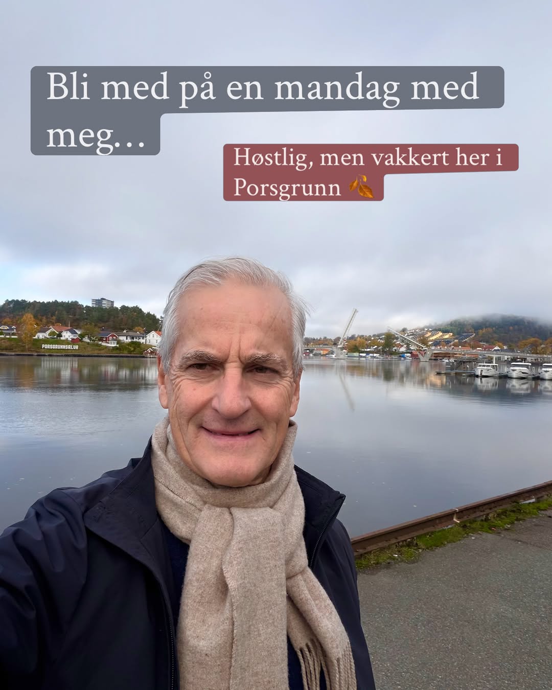 Bli med på en innholdsrik mandag med meg! En god dag i Porsgrunn med gode frivillige, kloke videregående-elever og fremoverlent industri 🏭