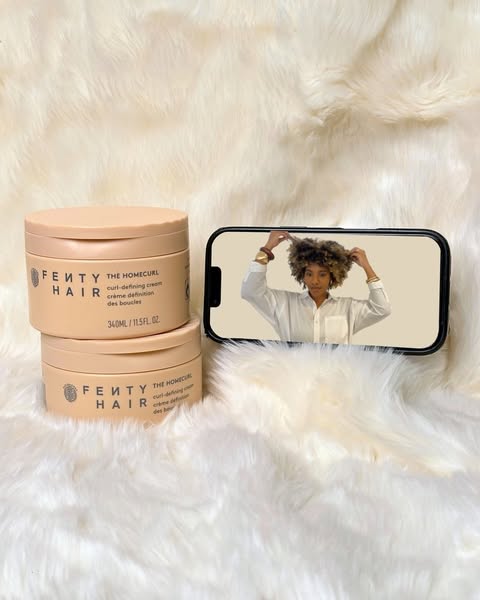 Styles in motion with our Fenty Hair favorites🪮 Build out your Fall wishlist one product at a time🗒️✍️… • The Homecurl Curl-Defining Cream: Shapes, defines + enhances for touchable body ‘n bounce🧡 • The Mista Hair …