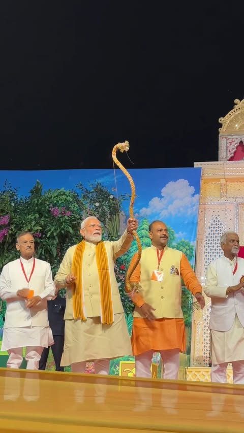 Dussehra celebrations in Delhi.
