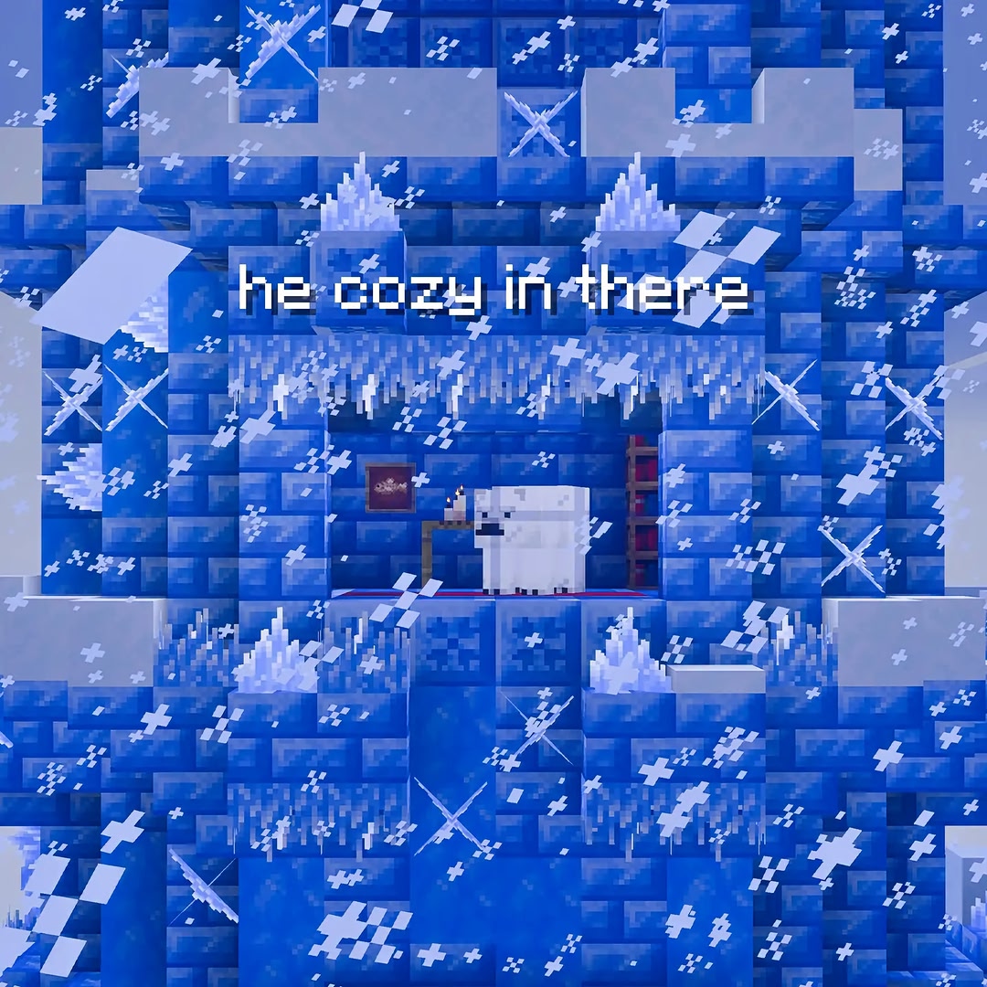 WOAAAH NEW BLOCKS!! 🧊 Come test more features from the upcoming game drop! Turn packed ice blocks into a full brick set, including packed ice bricks, slabs, stairs, walls, and chiseled blocks. Enjoy the ambiance over…