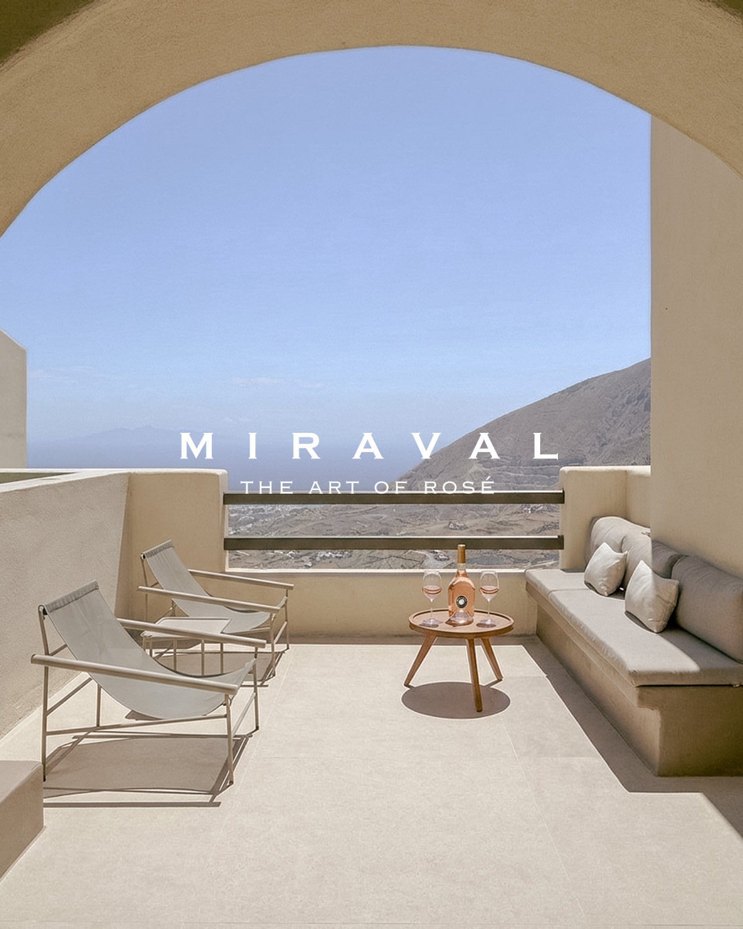 A rosé as vibrant as the Riviera sun. #miraval #provence #rosé #vin #wine #theartofrosé
