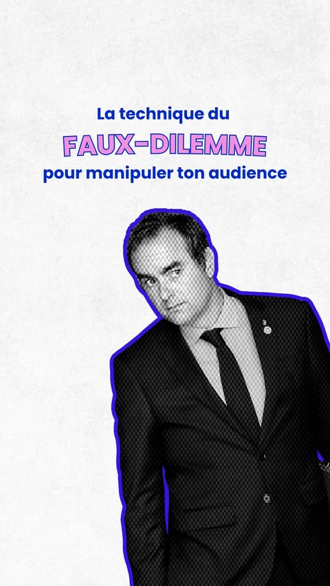 Comment Sébastien Lecornu t’enferme dans un choix biaisé sans que tu t’en rendes compte ? 🧠 Retiens ça Cadrage + Faux dilemme 🎭 1. Le faux dilemme (classique vs bancal) En rhétorique, un faux dilemme, c’est te prése…