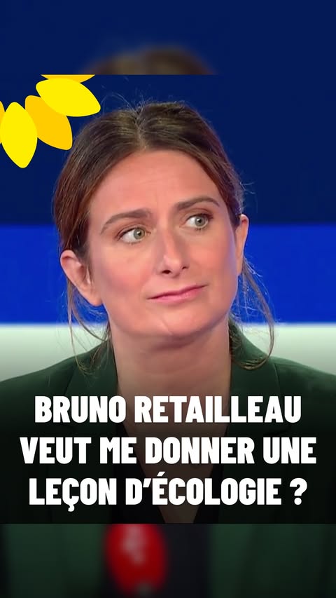 Bruno Retailleau veut me donner une leçon d'écologie alors qu'il est déjà incompétent sur le domaine qui est censé être sa spécialité.