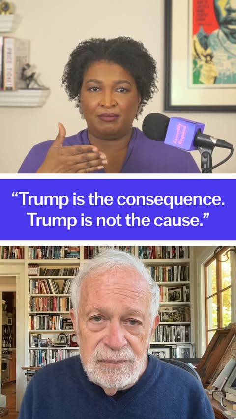 Robert Reich hopes we’ve learned a lesson from the Trump era: “we have got to take the power back.” #2028 #billionaires ▶️ Assembly Required with @staceyabrams.