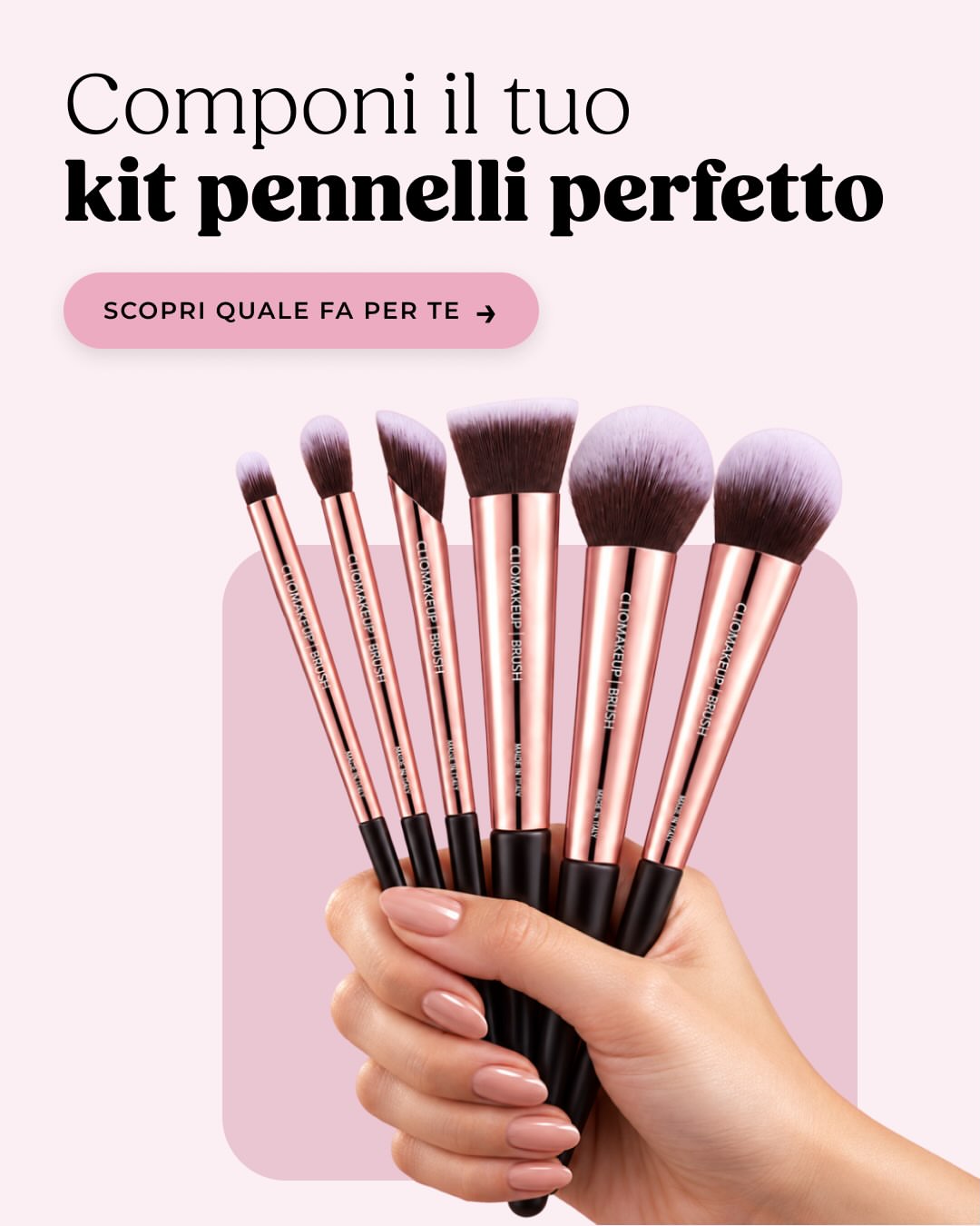 Make-up routine: ognuna ha la sua! 💄 E anche i pennelli giusti per realizzarla. Che team sei? #cliomakeup #brush #musthave