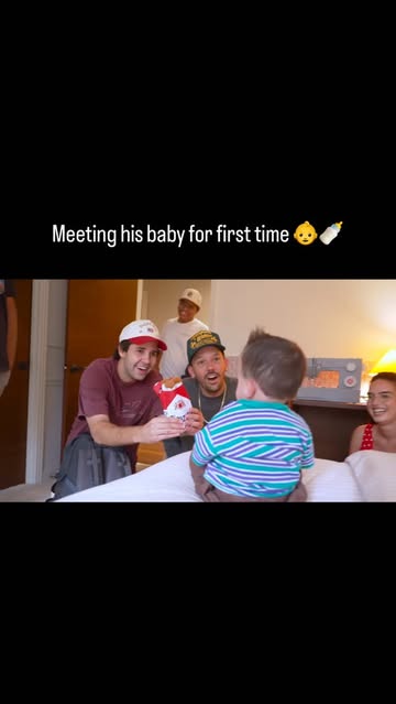 Meeting Heath and Mariah’s baby for the first time 🥺