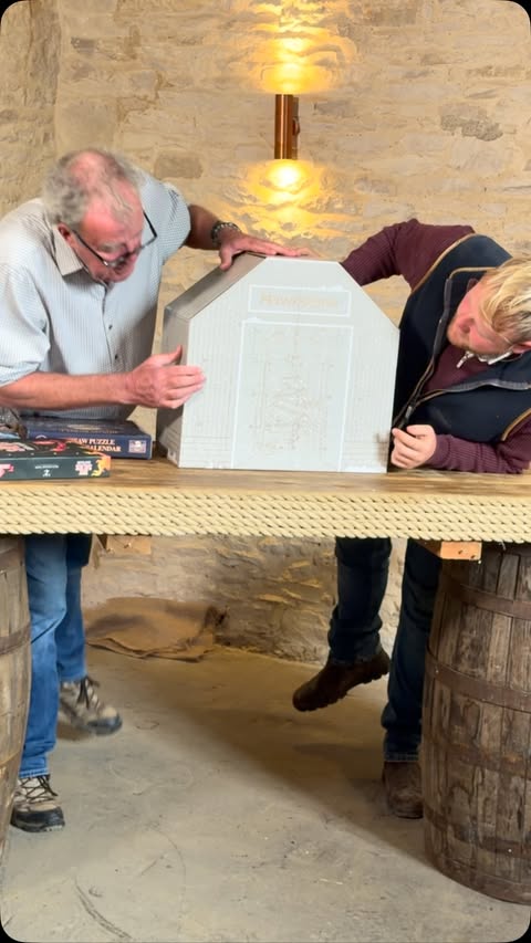 What’s in this year’s Advent calendar? JC and Kaleb investigate..#backbritishfarmingdrinkhawkstone