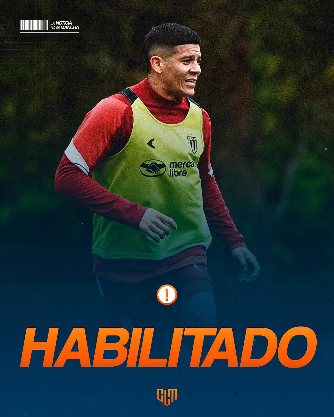 🚨El TAS le dio la razón a Estudiantes y Marcos Rojo está habilitado para jugar la Copa Libertadores. *️⃣El defensor podrá ser de la partida mañana ante Flamengo.