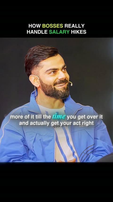 Virat Kohli on why working for a salary gets you more work, not more money." ​In a blunt breakdown of workplace culture, Virat Kohli exposes the real reason most corporate professionals stay stuck on the increment lad…
