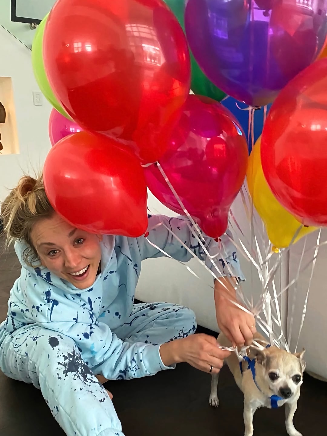 Who remembers this epic UP costume moment? In case your dog isn’t as chill about spooky season, you know what to do... Help them CALM THE EFF DOWN with our all-natural supplement. 👻