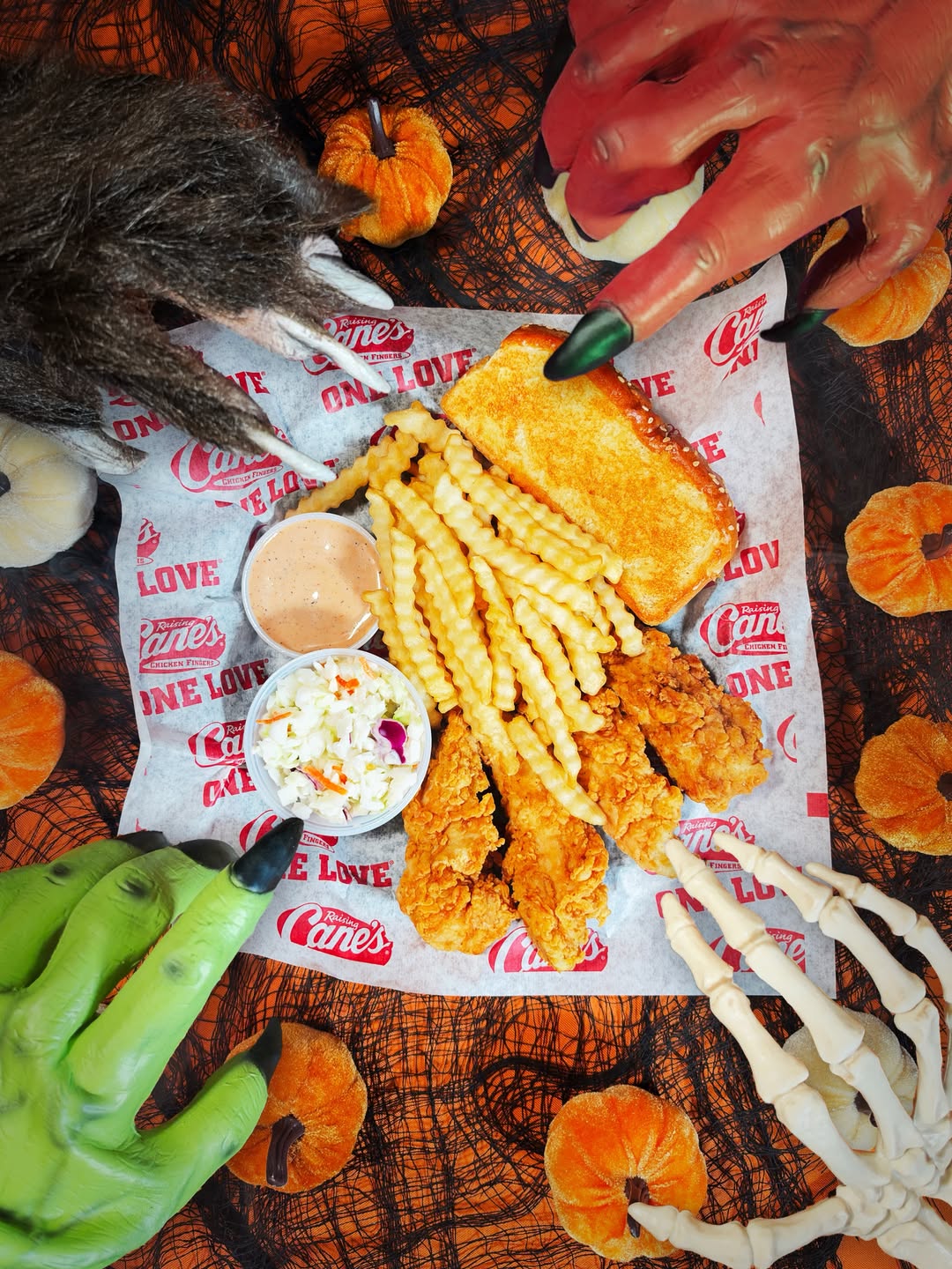 Hanging with the Ghouls at Raising Cane’s!