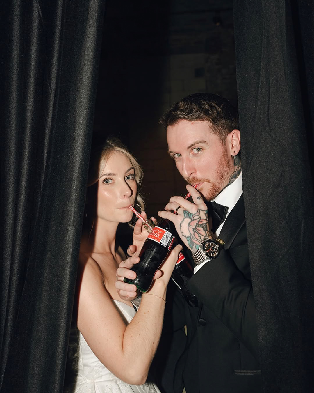 Always saying “I do” to a Coke 💍 📸 @amandabaileyle @dodatpat @isabelbrachophotos @torisokalskiphotography @themadifisher @florencetheredmenace @bellagaravagliaking @spicywearceo
