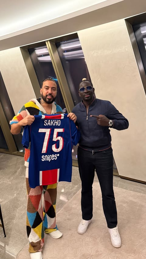🔴🔵 Super victoire du Paris Saint-Germain face au FC Barcelone (4-2) en Ligue des champions ! Une soirée européenne de prestige, que notre CEO Mamadou Sakho a ensuite fêtée à Dubaï en compagnie de French Montana, fig…
