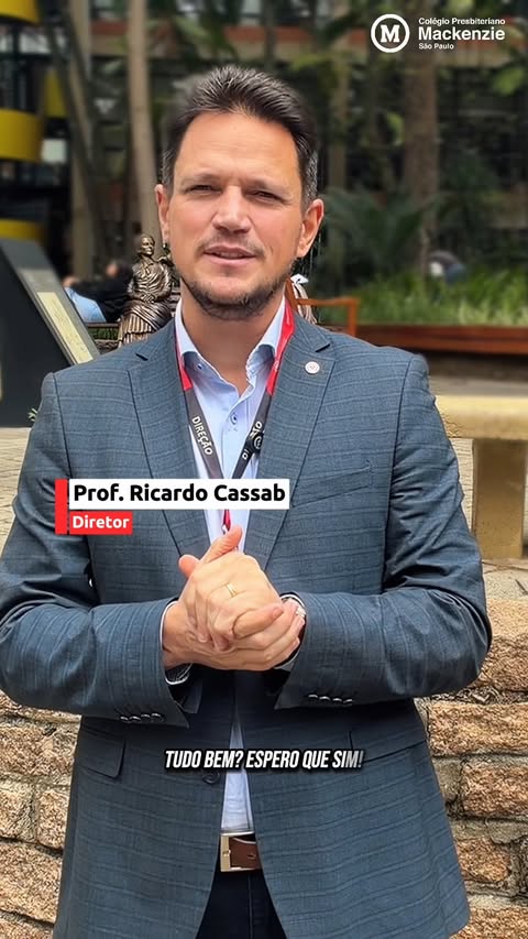 Como a educação pode mudar o mundo? O nosso diretor, professor Ricardo Cassab, tem um convite especial para você e sua família: a ExpoMack é nesta sexta-feira! Com o tema “O jeito Mackenzie de mudar o mundo: formar pa…