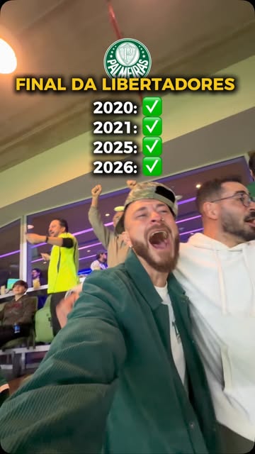Pra quem sofre com esse time há tantas décadas, fica difícil de explicar a sensação de ir pra 4ª FINAL DE LIBERTADORES nos últimos 6 ANOS! AVANTI PALESTRA e bora de volta pra Montevidéu! 💪🏻🐷💚