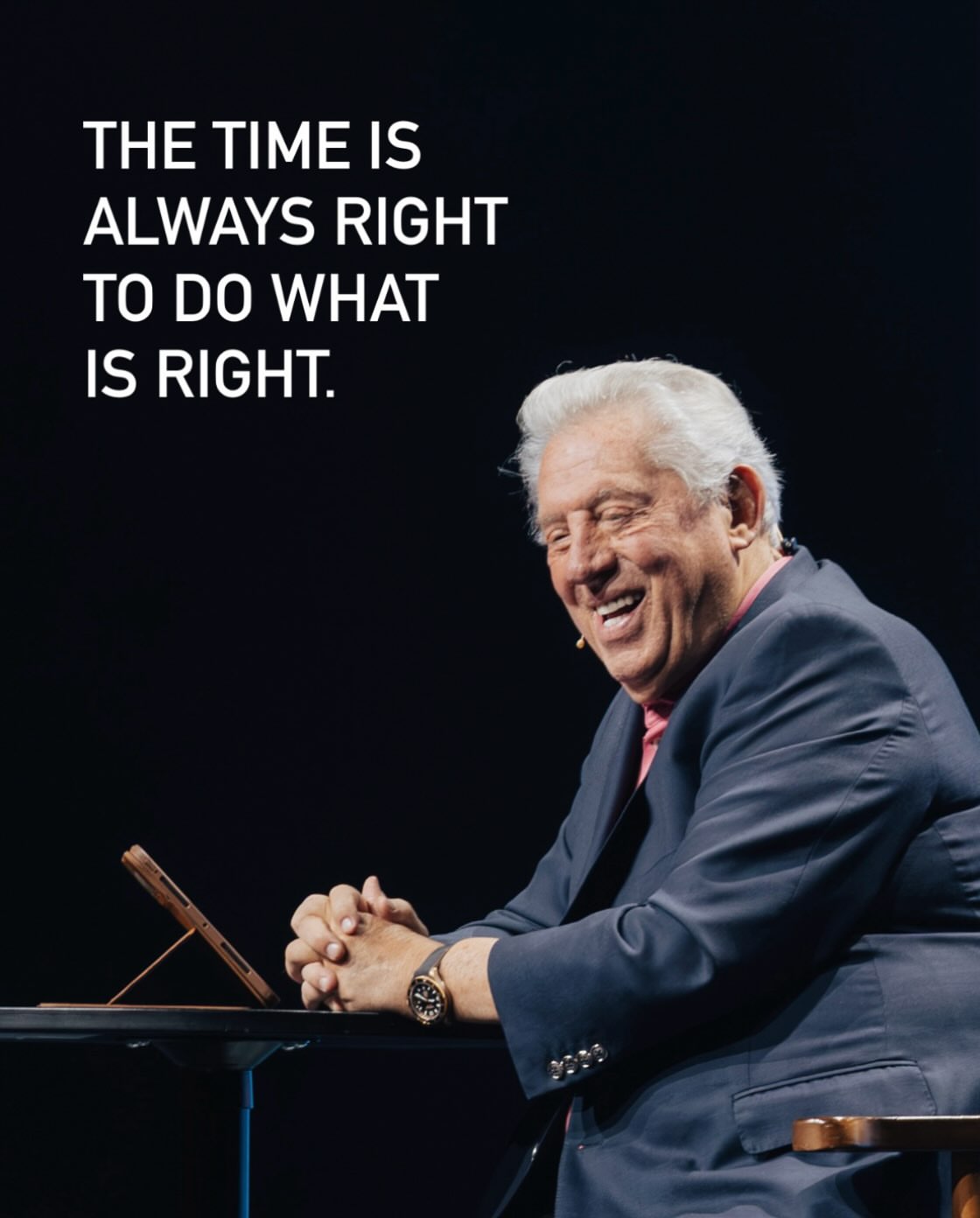 Great leaders are honest and dependable. Let go of your need to be right and focus on the greater need to do right!
