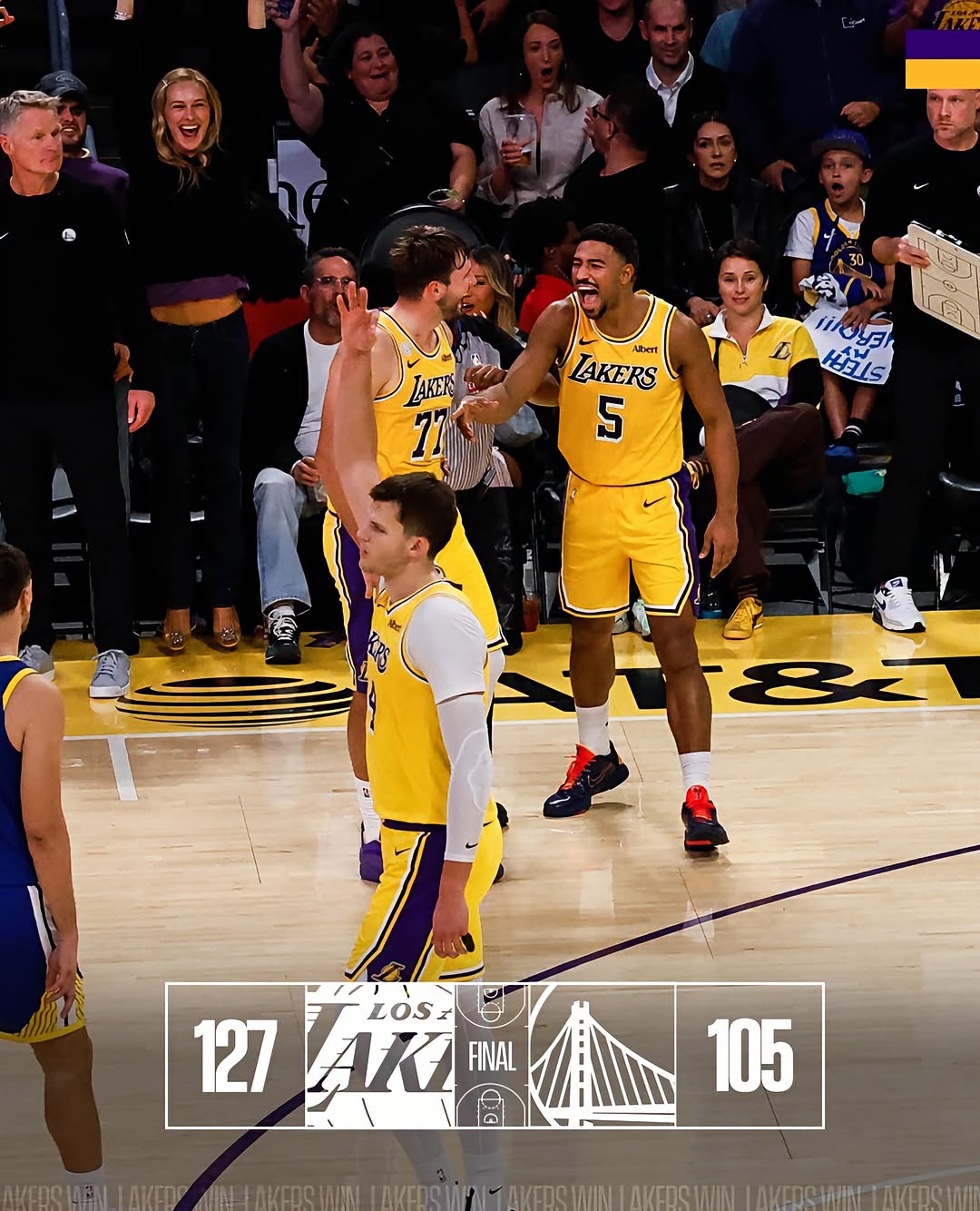 Game 1, won.