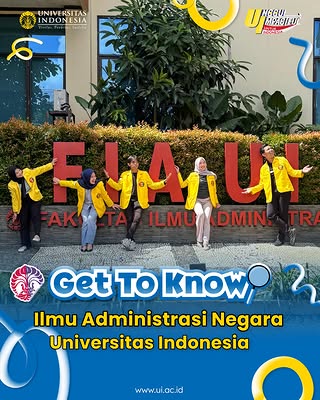 Halo, Calon Mahasiswa Baru UI! 🙌🏻 Pernah gak kalian mempertanyakan kebijakan yang diambil oleh pemerintah? Atau penasaran gimana sih proses di balik penyediaan layanan publik? 👀 Di UI ada program studi Ilmu Adminis…