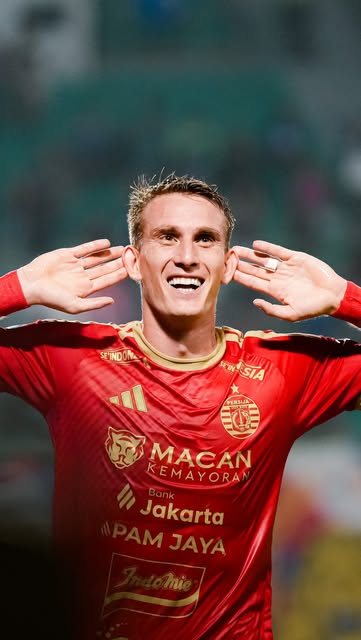 𝑭𝒊𝒗𝒆-𝒔𝒕𝒂𝒓 𝒇𝒊𝒏𝒊𝒔𝒉. Ivan Mamut puts the finishing touch on Persija’s 5-1 win. ⭐️ #BRISuperLeague #Persija