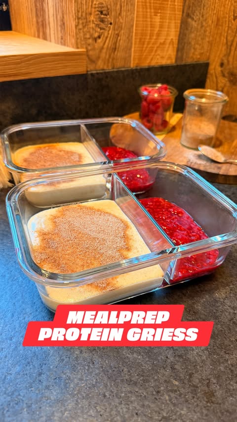 | Anzeige | BIENES MEAL-PREP PROTEIN GRIEẞ ❤️ Cremig, super sättigend, Vitamine und Proteine direkt mit dabei und perfekt für 3 Tage vorbereitet in nur 10 Minuten!😍 ✅ 37g Protein pro Portion ✅ bei nur 394 kcal ✅ Ohne…