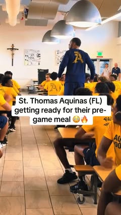 Not your average pregame meal. 😳 (Via @coachkahn | Tiktok)