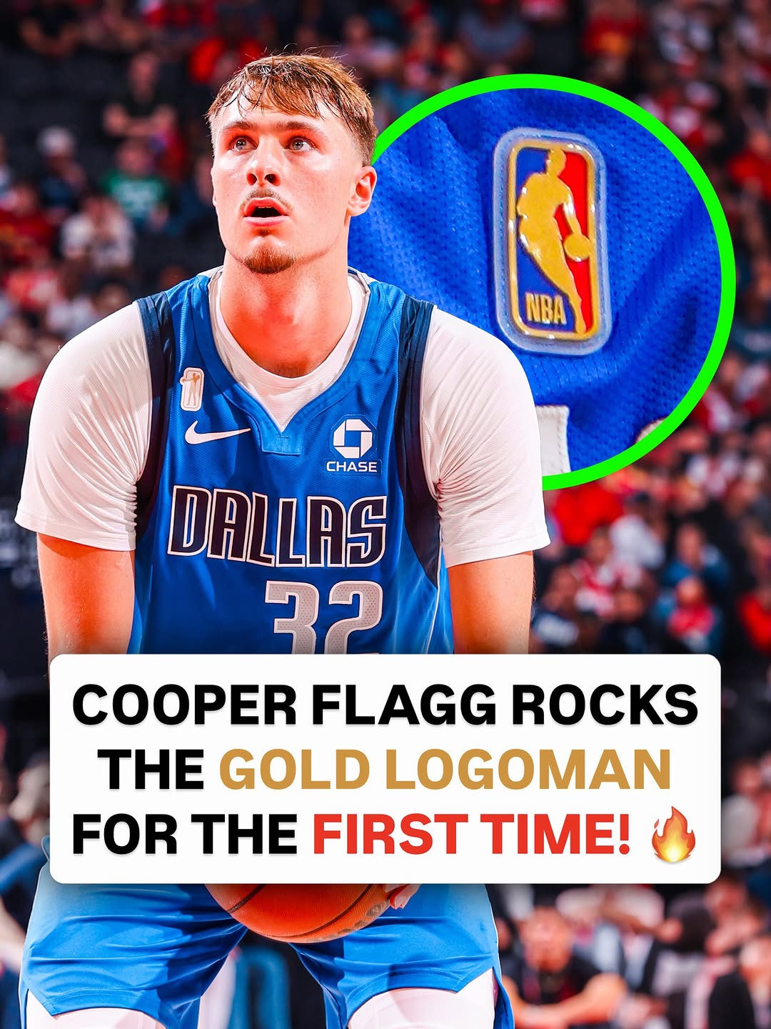 It’s official. Cooper Flagg (ROTY) joins SGA (MVP) and Wemby (DPOY) as the only three players in the league who will wear the Gold Logoman this season 🏆👀 The patches will be removed after games and placed inside ult…