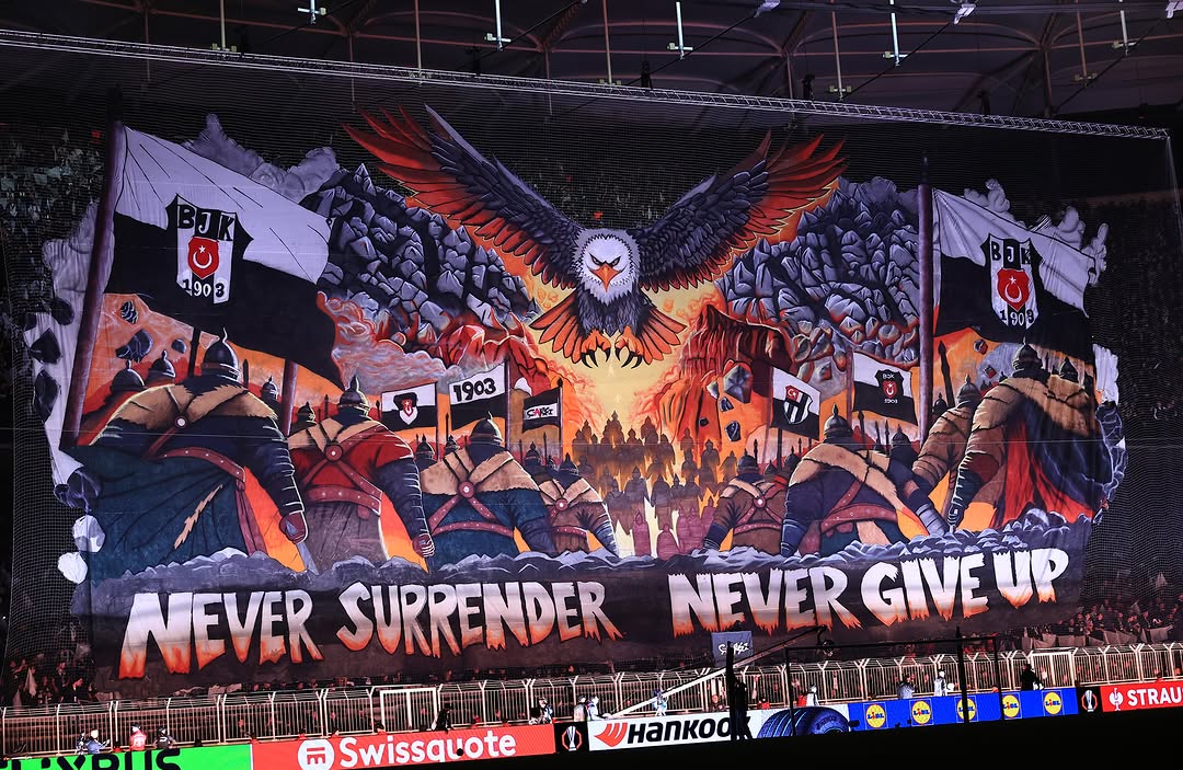 Never Surrender, Never Give Up! 🦅 #ForzaBeşiktaş