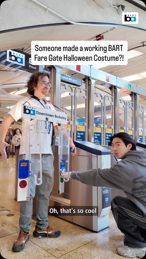 Now that Taylor Waddell has earned his PhD in Mechanical Engineering from UC Berkeley, he is rapidly working toward his doctorate in the field of BART-themed Halloween costume studies. We are ready to bestow a diploma…