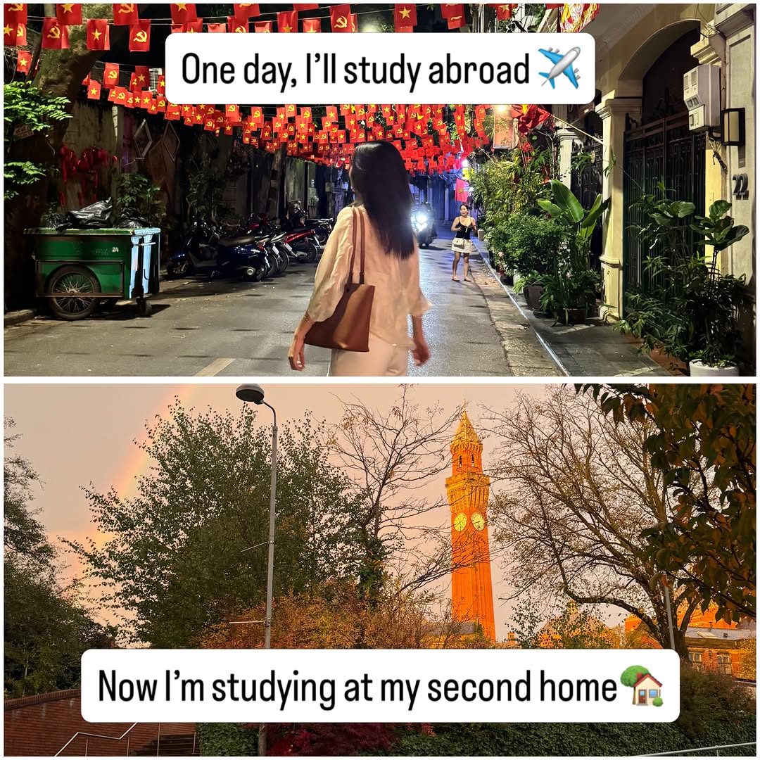 Meet Vi, who turned her “one day” dreams into her everyday reality at Birmingham 💙 What could your future look like at Birmingham? ✨ Join us at our next Open Day on 14 November to explore campus, meet our students an…