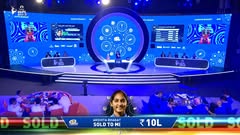 From WPL Speed Queen to the Mumbai Indians squad 💙 🎥 Relive the moment Akshita Bhagat was sold to the Mumbai Indians for INR 10 Lakh at the #TATAWPLAuction 2027 👏 #TATAWPL