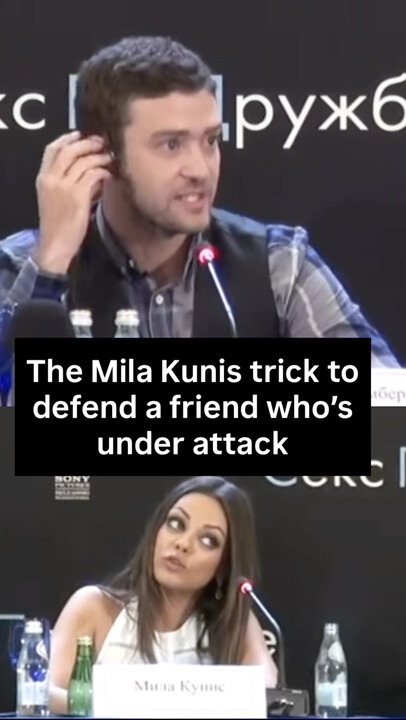 Mila Kunis and Justin Timberlake were at a press conference in Moscow, talking about a film they'd made together. A reporter started needling Justin. "Why is a singer making movies? Isn't showbiz enough?" Justin could…