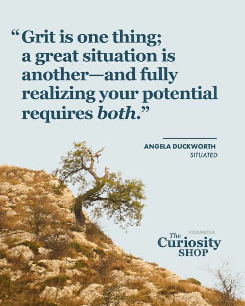 Adam Grant and I loved talking with Angela Duckworth about her new book, "Situated." Big takeaway: "To stay motivated through the countless hours of practice that separate amateurs from experts, grit is necessary but …
