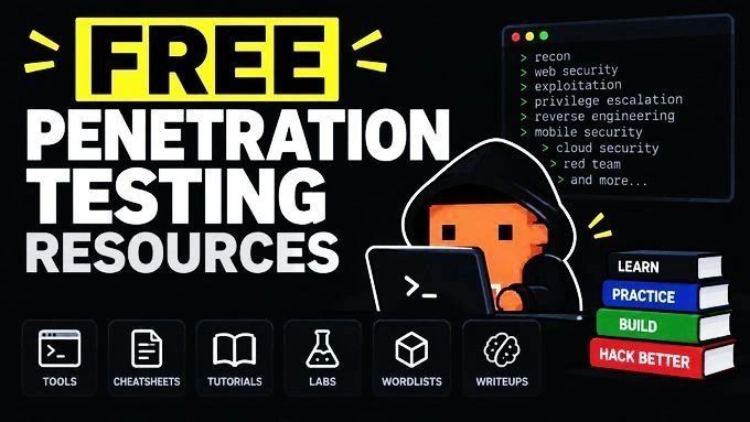 🚨 SHARE SOMEONE NEEDS IT 🚨 ⭕𝐅𝐑𝐄𝐄 𝐏𝐄𝐍𝐄𝐓𝐑𝐀𝐓𝐈𝐎𝐍 𝐓𝐄𝐒𝐓𝐈𝐍𝐆 𝐑𝐄𝐒𝐎𝐔𝐑𝐂𝐄𝐒 (Web Security • Practice Labs • Vulnerability Research • Pentesting • Tools • OS/Network • AppSec) 📚 Web Security ┣ 📂 P…