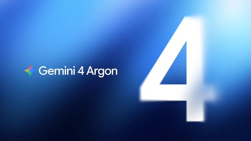 Lots of discussion out there about our next model, so I wanted to give an early look as soon as possible. Introducing Gemini 4 Argon! It shows frontier performance in complex workflows, cyber defense and software engi…