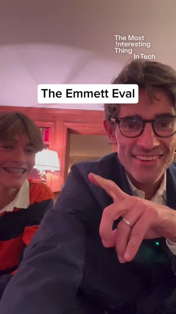 The most interesting thing in tech: A new installment of the “Emmett eval” in which my nephew Emmett Buck-Thompson explains which AI models he's using the most now.