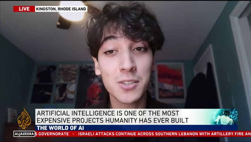 It's not every day that your first employee goes on Al Jazeera English to talk about the environmental impacts of AI to millions of viewers! 📺 We are so proud of Nidhal Jegham for doing such a great job explaining th…