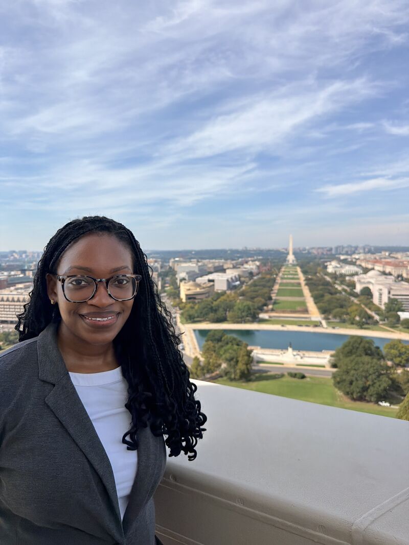 Last Friday, I ended my first week in the U.S. Senate with a private tour of the Capitol dome! These tours are open to Congress members and their offices, and it was pure luck that my office randomly got selected to p…