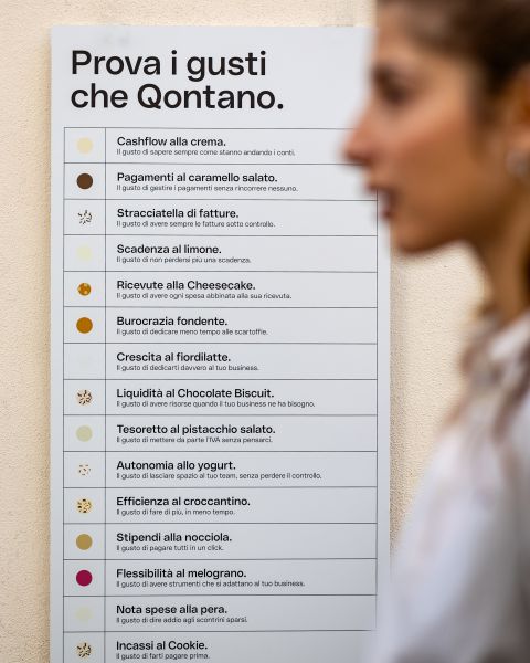 🇮🇹 Who knew bureaucracy could be delicious? For three days, our Qonto team in Italy took over Gusto 17, a gelateria in Milan, and put the daily frustrations of running a business on the menu. 🍦 Prova il gusto di av…
