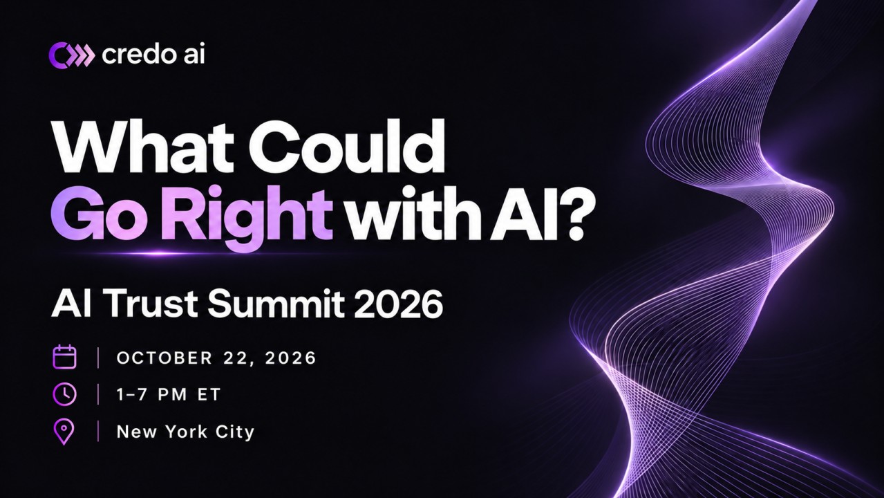 Credo AI Trust Summit is coming to New York 🗽 Are you joining us ? 🗓️ 𝐃𝐚𝐭𝐞 : October 22, 2026 ⏰ 𝐓𝐢𝐦𝐞 : 12:30 - 8:00 PM ET 📍 𝐋𝐨𝐜𝐚𝐭𝐢𝐨𝐧: Union Square, New York ( Exact address will be shared once regis…