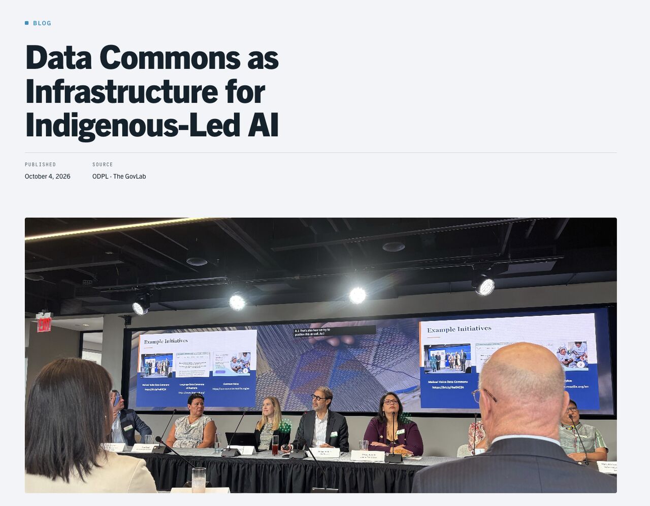 🤔 Data Commons as Infrastructure for Indigenous-Led AI 👉 During #UNGA2026 we held an luncheon focused on "Advancing Public Interest AI Through Data Commons for Indigenous Languages and Cultures". The discussion brou…